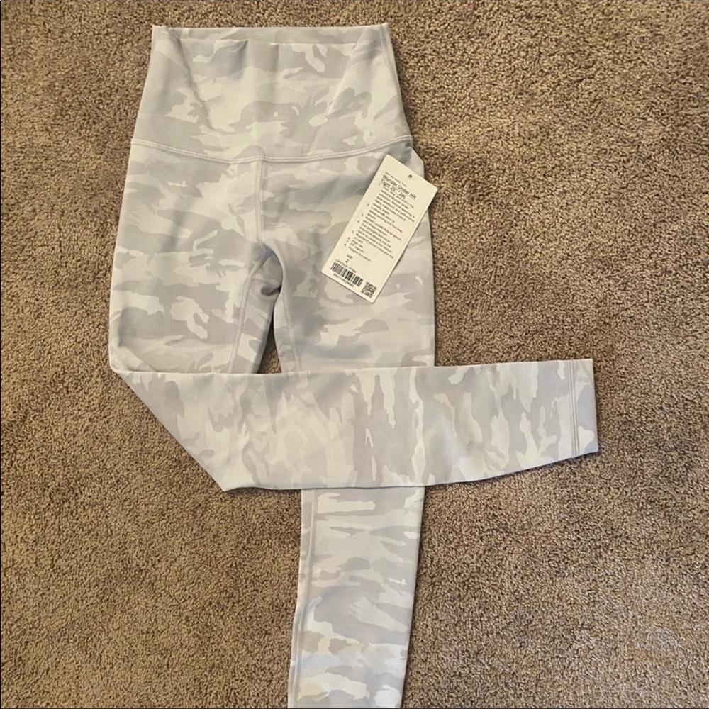Lululemon Wunder Under HR Camo Luxtreme
